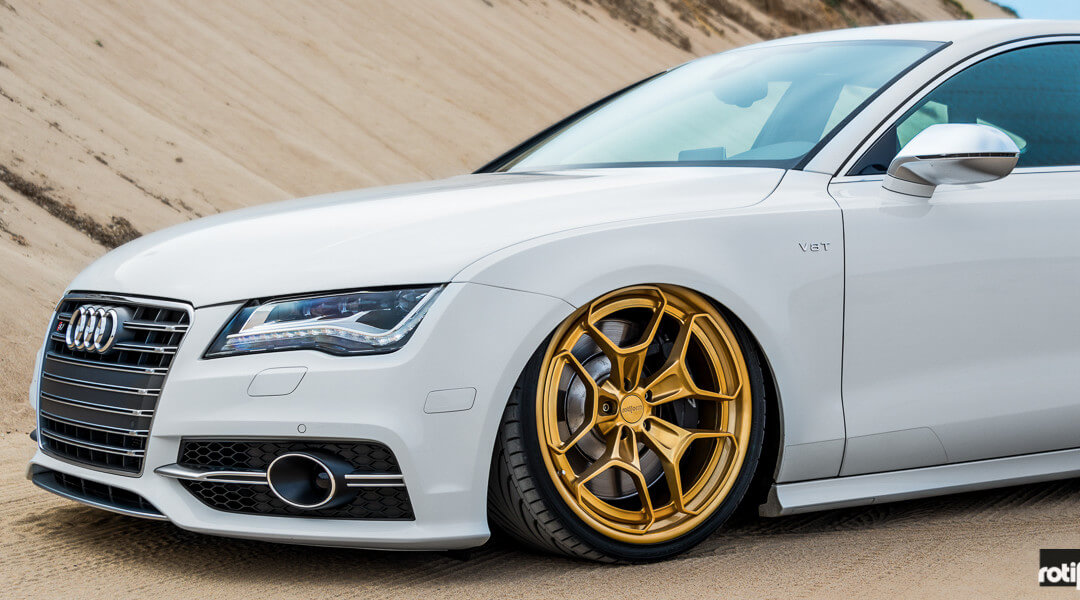 Audi S7 Candy Gold Rotiform HUR