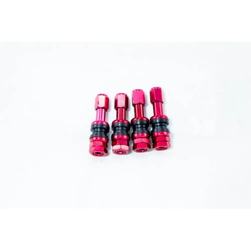 Aodhan V1 Aluminum Valve Stems (Set of 4) Red