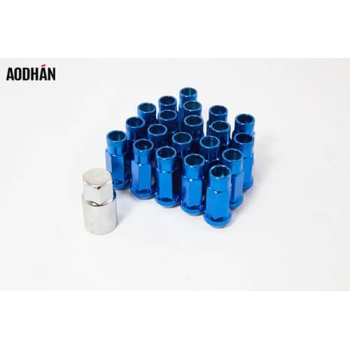 Aodhan XT51 Lug Nuts   Blue  12x1.25  Open Ended