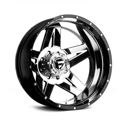 Fuel Dually  Full Blown D253 Rear  Chrome with Black Lip  24x8.25  (-160)  8x170