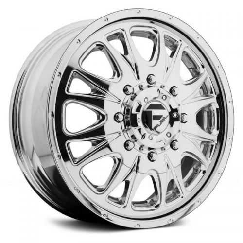 Fuel Dually  Throttle D212 Front  Chrome  22x8.25  (+127)  8x210