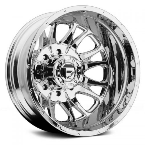 Fuel Dually  Throttle D212 Rear  Chrome  22x8.25  (-215)  8x200