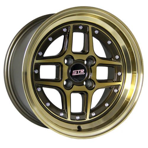 STR Racing  527  Titanium  15x8  (+15)  4x100