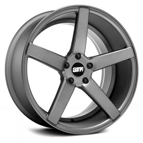 STR Racing  607  Matte Gunmetal  19x10  (+35)  5x112