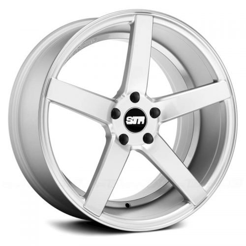 STR Racing  607  Silver with Machined Face  20x9  (+30)  5x114.3