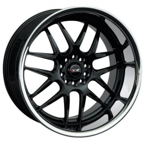 XXR  526  Black with Stainless Steel Lip  20x11  (+11)  5x114.3/5x120