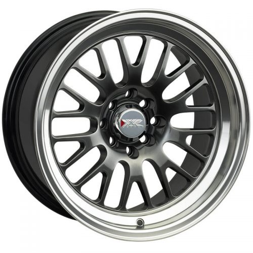 XXR  531  Chromium Black with Machined Lip  15x8  (+0)  4x100/4x114.3