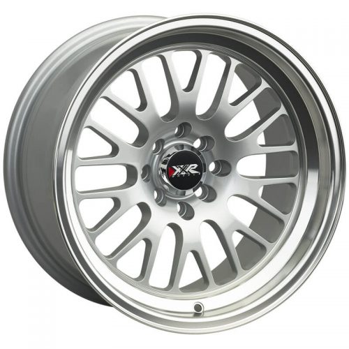 XXR  531  Hyper Silver with Machined Lip  15x8  (+0)  4x100/4x114.3