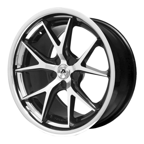 Adventus  AVS-3  Gloss Black Machined with SS Lip  20x9  (+0)  BLANK