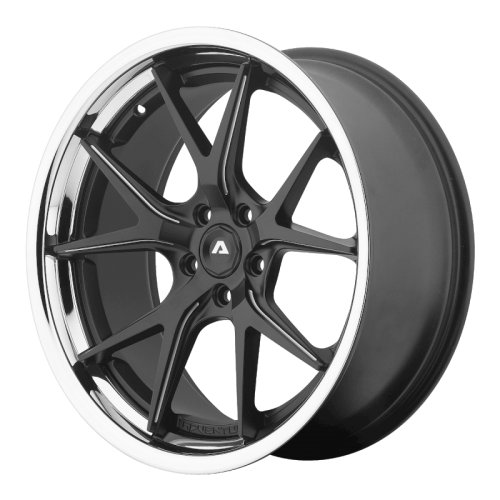 Adventus  AVS-3  Matte Black Milled with SS Lip  22x9  (+32)  5x112