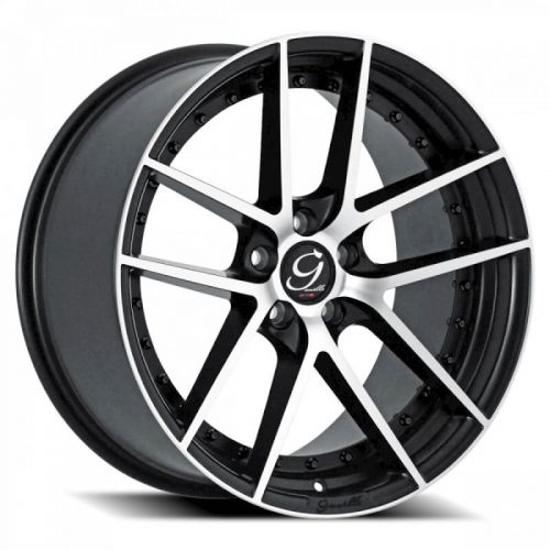 Gianelle  Monaco  Black with Machined Face  20x8.5  (+35)  5x114.3