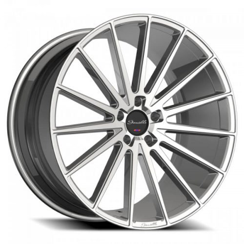 Gianelle  Verdi  Gloss Silver with Machined Face  24x10  (+35)  5x114.3