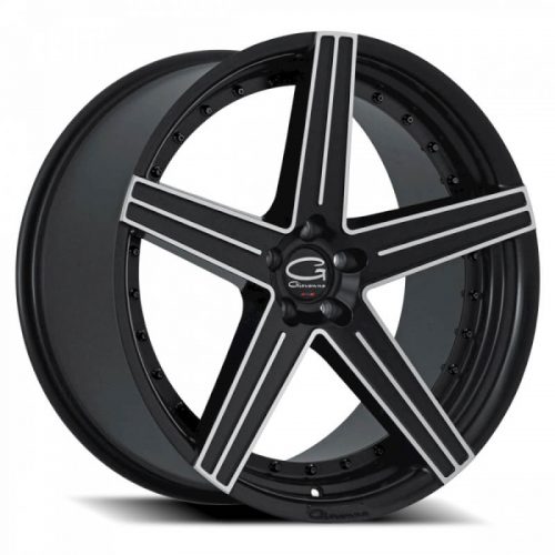 Giovanna  Dublin-5  Black with Machined Face  20x10  (+35)  BLANK