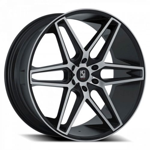 Koko Kuture  Dacono  Black with Machined Face  26x10  (+20)  BLANK