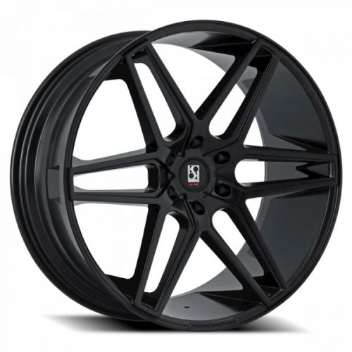 Koko Kuture  Dacono  Semi Gloss Black  24x10  (+35)  5x130