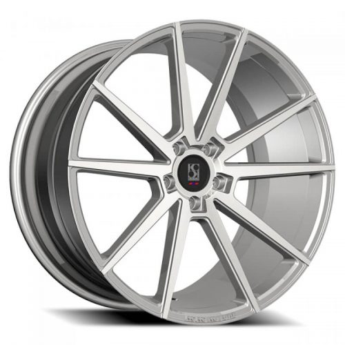 Koko Kuture  Le Mans  Gloss Silver with Machined Face  20x10.5  (+30)  5x112