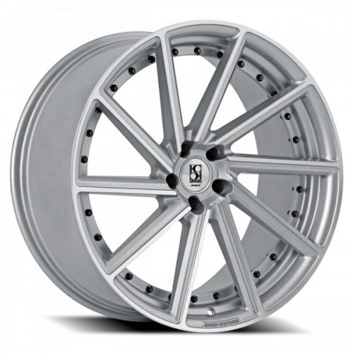 Koko Kuture  Surrey  Silver with Machined Face  20x8.5  (+35)  5x114.3