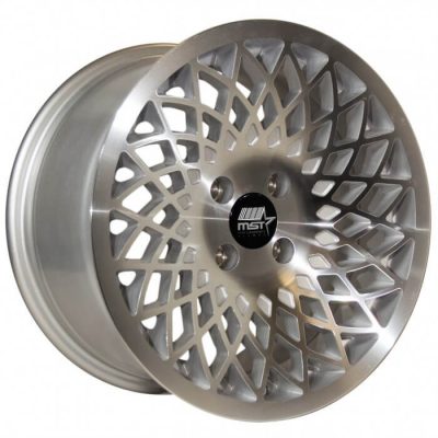 MST Tuner  Lotus  Silver with Machined Face  15x8  (+25)  4x100