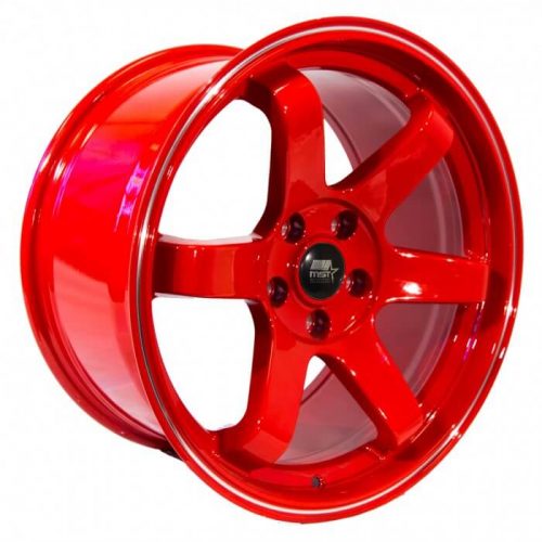 MST Tuner  MT01  Red with Machined Flange  18x9.5  (+35)  5x114.3