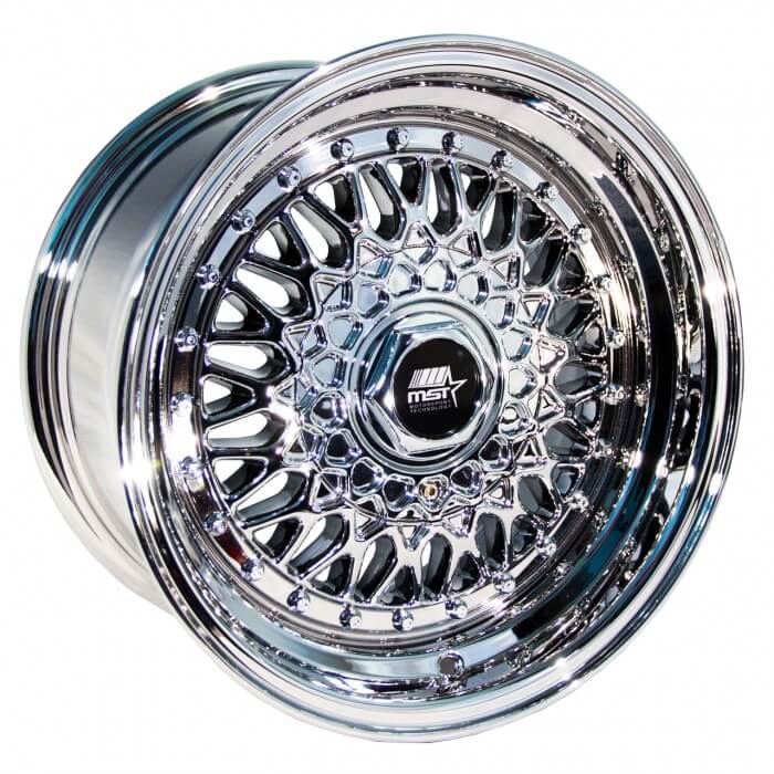 MST Tuner MT13 PVD Chrome 15x8 (+20) 4x100/4x114.3