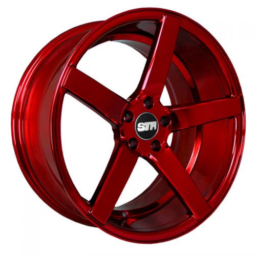 STR Racing  607  Candy Red  22x10.5  (+35)  5x114.3