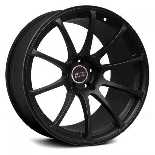 STR Racing  610  Matte Black  19x10  (+35)  5x114.3