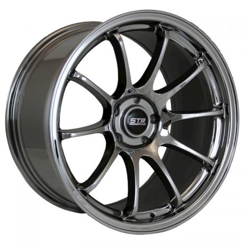 STR Racing  901  Black Chrome  18x9  (+25)  5x114.3