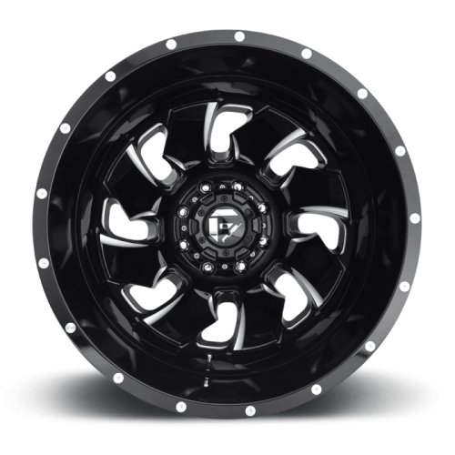 Fuel 1pc D574 Cleaver Gloss Black Milled 20x8.25 (-195) 8x165.1 - Image 3