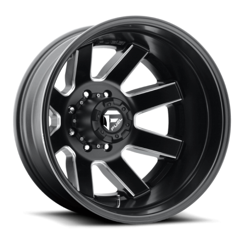 Fuel Dually  Maverick D538 Rear  Black and Milled  20x8.25  (-223)  8x210