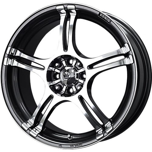 Konig  Incident  Graphite  16x7  (+40)  4x100/4x108