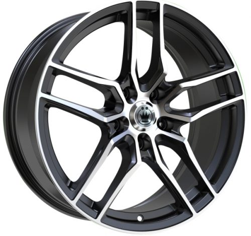 Konig  Intention  Gloss Black with Machined Face  17x8  (+45)  5x114.3