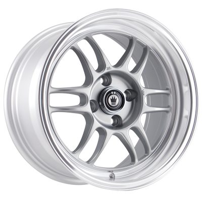 Konig  Wideopen  Silver with Machined Lip  15x8  (+20)  4x100