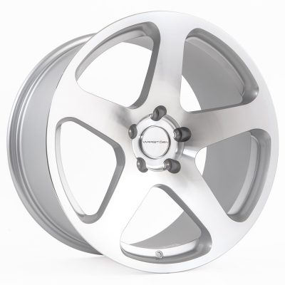 Varrstoen  MK1  Gloss Silver with Machined Face  18x9.5  (+25)  5x120