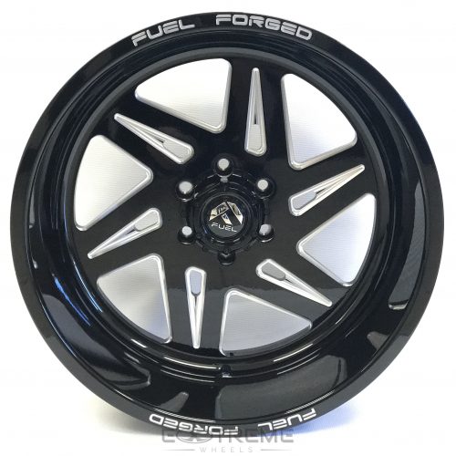 Fuel Forged FF56 Black and Milled 22x12 -51 6x5.5/6x139.7 - Image 8