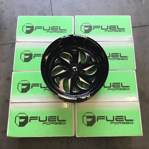 Fuel Forged FF59  Black and Milled 26x16 (-101) Set of 4 Wheels - Image 2