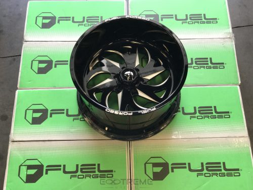 Fuel Forged FF59  Black and Milled 26x16 (-101) Set of 4 Wheels - Image 3