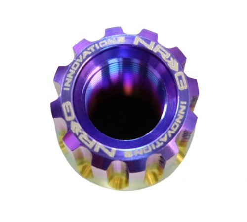 NRG 200 Series Titanium Lug Nut Set Titanium Neochrome 12x1.25 Open Ended - Image 3