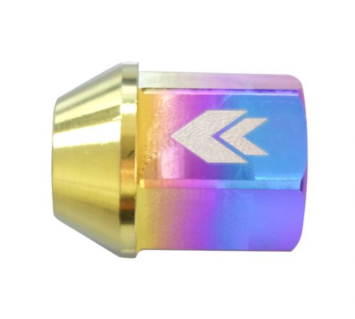 NRG 200 Series Titanium Lug Nut Set Titanium Neochrome 12x1.25 Open Ended - Image 4