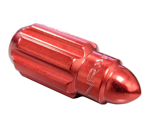 NRG 500 Series Steel Lug Nut Bullet Set  Red 12x1.25 Closed End - Image 3