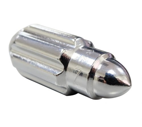 NRG 500 Series Steel Lug Nut Bullet Set  Silver 12x1.5 Closed End - Image 3