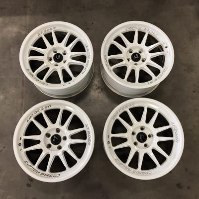Cosmis Racing XT206R White 18x9 +33 Wheels