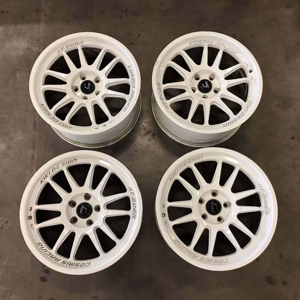 Cosmis Racing XT206R White 18x9 +33 Wheels