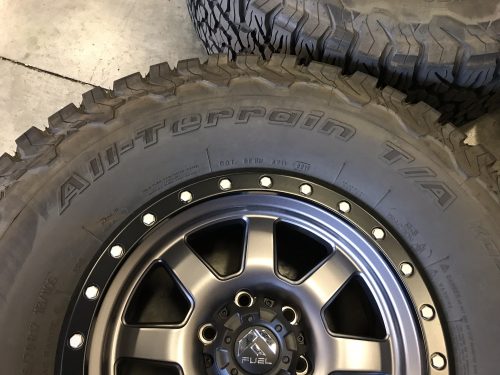 Fuel 1 Piece Trophy D552 Matte Gunmetal Wheels with BF Goodrich KO2 Tires - Image 7