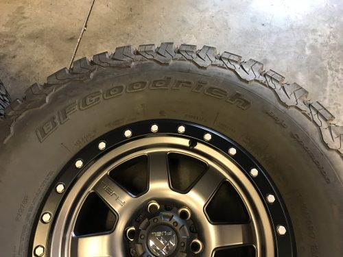 Fuel 1 Piece Trophy D552 Matte Gunmetal Wheels with BF Goodrich KO2 Tires - Image 8