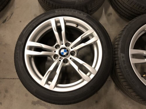 BMW 428i 2015 18" OEM 441 Wheels and Tires - Image 2