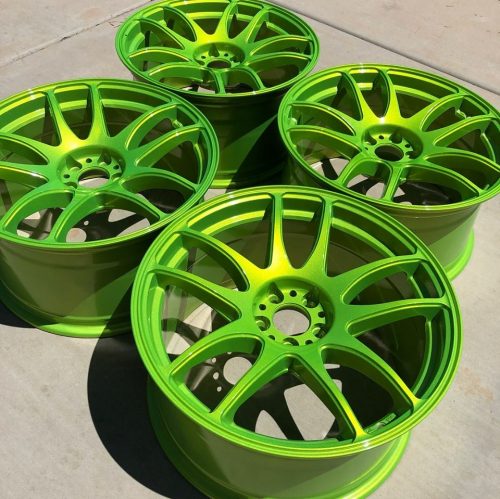 ESR SR08 Shocker Yellow 18x9.5 (+35) 5x100 Wheels and Tires - Image 3