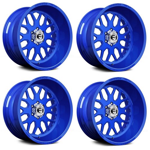 Fuel Forged FF19 Brushed 24x14 (-76) Set of 4 Wheel Package 1