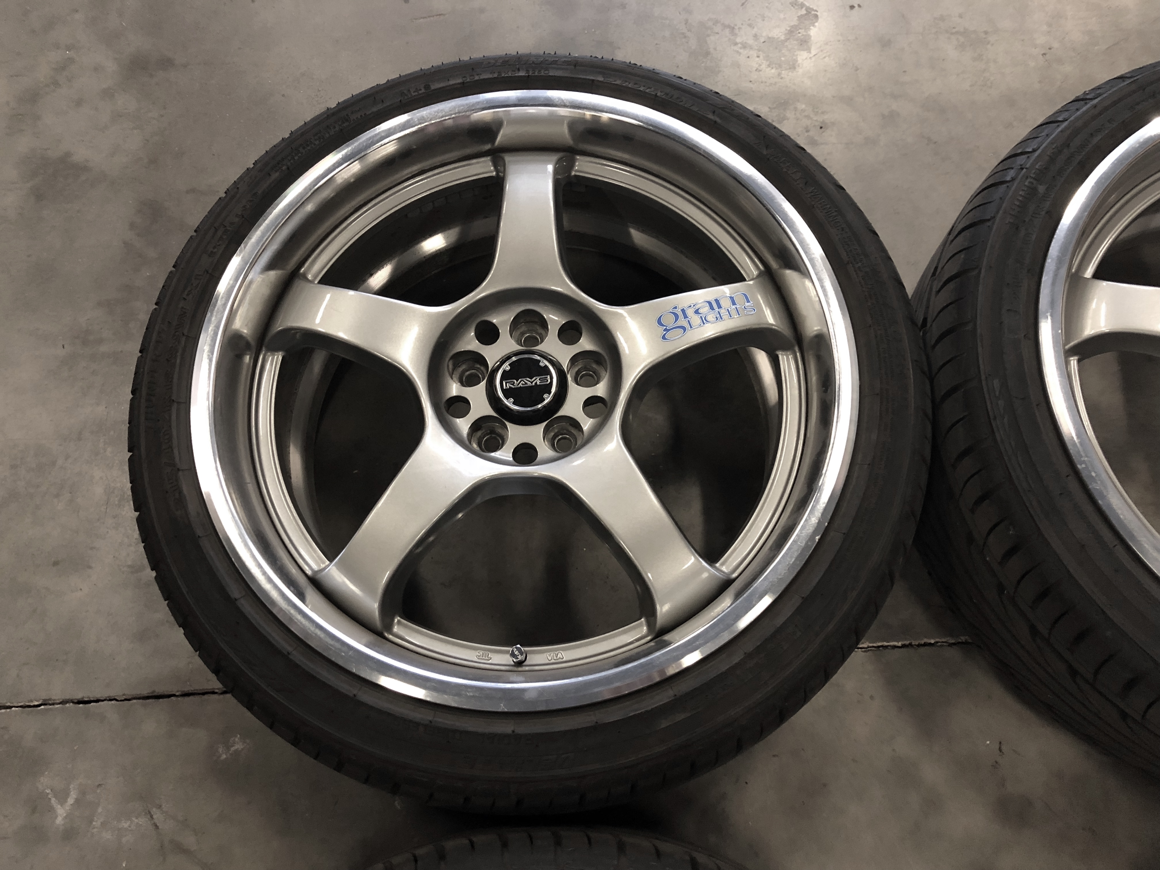 gram light 57S pro17インチ7j of+48 ORIGINAL RAYS GRAM-LIGHTS #57PRO WHEELS AVAILABLE MADE IN