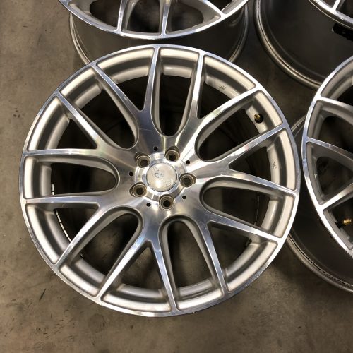 MIRO 111 Silver with Machine Polish Face 18x9.5 (+40) 5x100 Wheels - Image 2