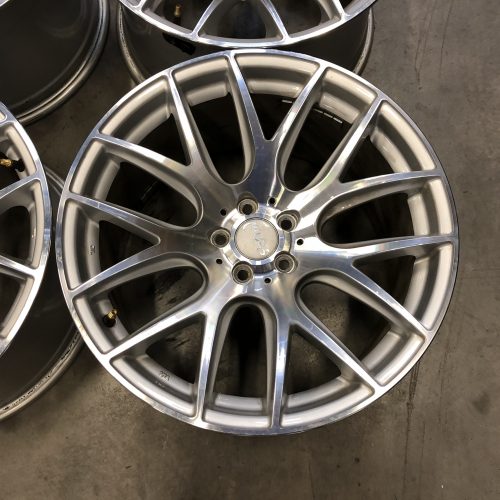 MIRO 111 Silver with Machine Polish Face 18x9.5 (+40) 5x100 Wheels - Image 3